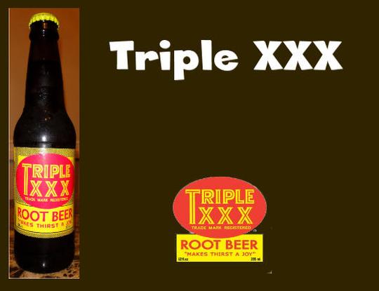 Triple XXX Root Beer